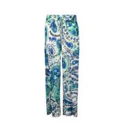 Fantasieprint broek voor vrouwen Twinset , Multicolor , Dames