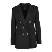 Elegante Blazer met Stretchstof Pinko , Black , Dames