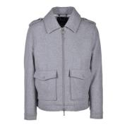 Stijlvolle wollen blend jas Antony Morato , Gray , Heren