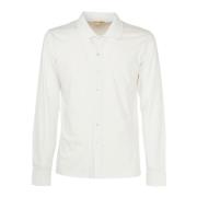 Heren Overhemd Lange Mouw Cashmere Company , White , Heren