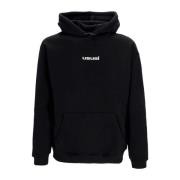 Zwarte Crown Hoodie Sweatshirt met lange mouwen Usual , Black , Heren