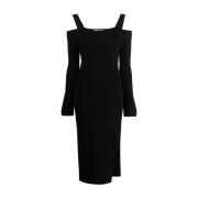 Zwarte Jurk voor Dames Aw23 Twinset , Black , Dames