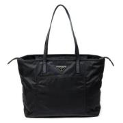 Pre-owned Canvas handbags Prada Vintage , Black , Dames