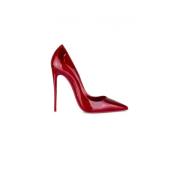 Rode Holografische Patentleren Pumps Christian Louboutin , Red , Dames