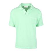 Katoenen Polo Shirt Filippo De Laurentiis , Green , Heren