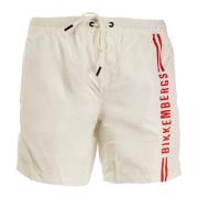 Sportieve Elegante Zwembroek Bikkembergs , White , Heren