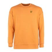 Oversized Sweatshirt voor vrouwen Lyle & Scott , Orange , Dames