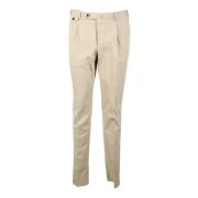 Katoen Elastaan Broek PT Torino , Beige , Heren