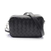 Pre-owned Leather shoulder-bags Bottega Veneta Vintage , Black , Heren