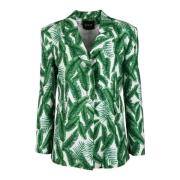 Elegante Jas in Polyester Elastaan Mix Giulia N Couture , Green , Dame...