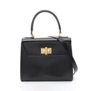 Pre-owned Leather handbags Celine Vintage , Black , Dames