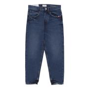 Slim Fit Denim Jeans Amish , Blue , Heren