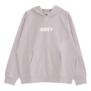 Lichte Hoodie Bold Premium French Terry Paars Obey , Beige , Heren