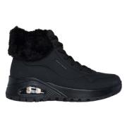 Uno Robuuste Herfstlucht Enkellaarzen Skechers , Black , Dames