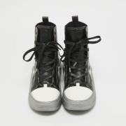 Pre-owned Canvas sneakers Louis Vuitton Vintage , Black , Dames