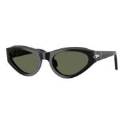 Zonnebril met stijl 95/58 Persol , Black , Dames