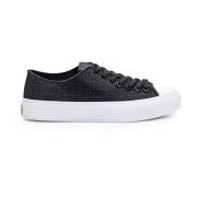 Zwarte 4G Logo Sneakers voor Mannen Givenchy , Black , Heren