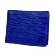 Pre-owned Fabric wallets Louis Vuitton Vintage , Blue , Heren