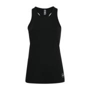 aSMC Rib Tank Adidas by Stella McCartney , Black , Dames