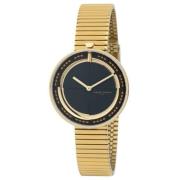 Gouden Damesmode Horloge Pierre Cardin , Yellow , Dames