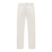 Straight Jeans Jil Sander , White , Heren