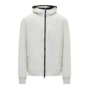 Heren Soft Full Zip Hoodie Woolrich , Gray , Heren