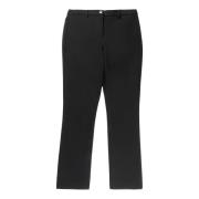 Stretch Chino Broek in Ceramica Tec Seductive , Black , Heren