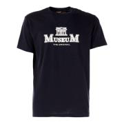 Heren Erik T-shirt Museum , Blue , Heren