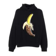 Oversized Katoenen Hoodie met Logoprint Palm Angels , Black , Heren