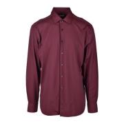 Elegante Shirt met Stretchstof Xacus , Red , Heren