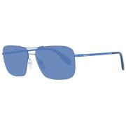 Blauwe Heren Aviator Zonnebril Adidas , Blue , Heren