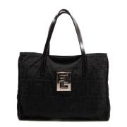 Pre-owned Canvas fendi-bags Fendi Vintage , Black , Dames