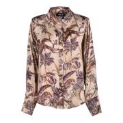 Viscose Shirt Giulia N Couture , Multicolor , Dames