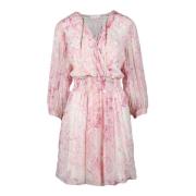 Viscose jurk voor dames Patrizia Pepe , Pink , Dames