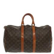 Pre-owned Canvas travel-bags Louis Vuitton Vintage , Brown , Dames