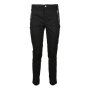 Katoen Elastaan Broek Liu Jo , Black , Dames