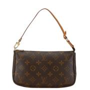 Pre-owned Leather handbags Louis Vuitton Vintage , Brown , Dames