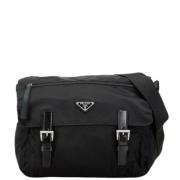 Pre-owned Leather prada-bags Prada Vintage , Black , Dames