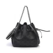 Pre-owned Leather louis-vuitton-bags Louis Vuitton Vintage , Black , D...