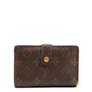 Pre-owned Canvas wallets Louis Vuitton Vintage , Brown , Dames