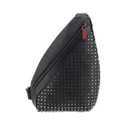 Zwarte kalfsleren tas met ruthenium hardware Christian Louboutin , Bla...