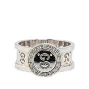 Pre-owned White Gold rings Gucci Vintage , Gray , Dames