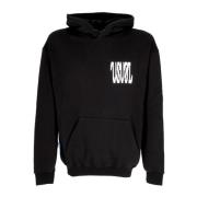 Zwarte Digi Hoodie Sweatshirt met lange mouwen Usual , Black , Heren