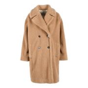 Elegante Wollen Jas Marella , Brown , Dames