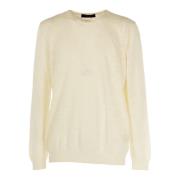 Heren Crew Neck Sweater Liu Jo , White , Heren