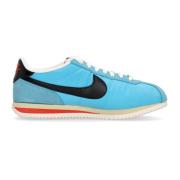 Cortez Textiel Lage Schoen Blauw/Zwart/Rood Nike , Blue , Heren