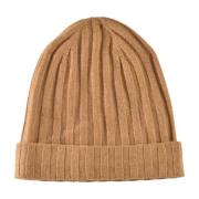 Kasjmier Beanie Hoed Eleventy , Brown , Dames