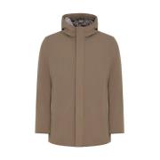 Parka met bontvoering van hoge kwaliteit Suns , Beige , Heren