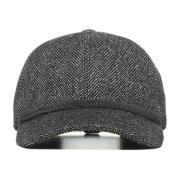 Chevron Baseball Cap Anthracite Brunello Cucinelli , Gray , Dames