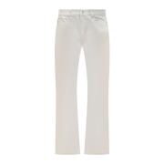 Straight Trousers Ami Paris , White , Heren